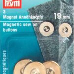 Prym Magneetknopen 19mm goud - 3stuks