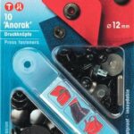 Prym Naaivrijdrukknoop anorak 12mm brons - 10stuks