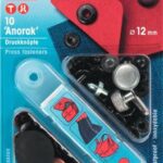 Prym Naaivrijdrukknoop anorak 12mm oud koper - 10stuks