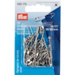 Prym Veiligheidsspelden staal ast. 19-27-38-50mm zilver -36stuks