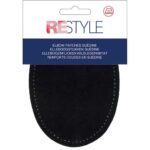 Restyle elleboogstukken suèdine 14x9,5cm opstrijkbaar - 000
