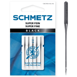 Schmetz Black Super Fine 5 naaimachinenaalden dikte 70