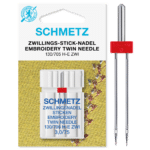 Schmetz Borduren tweeling 1 naald 3.0-75